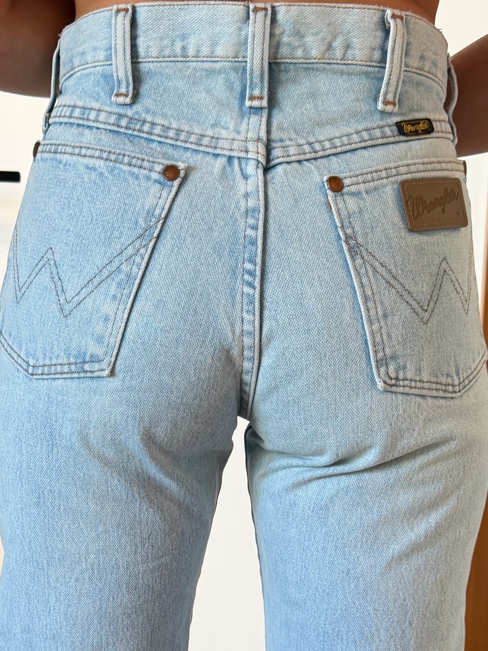 Wrangler Vintage Light Wash straight 28x32